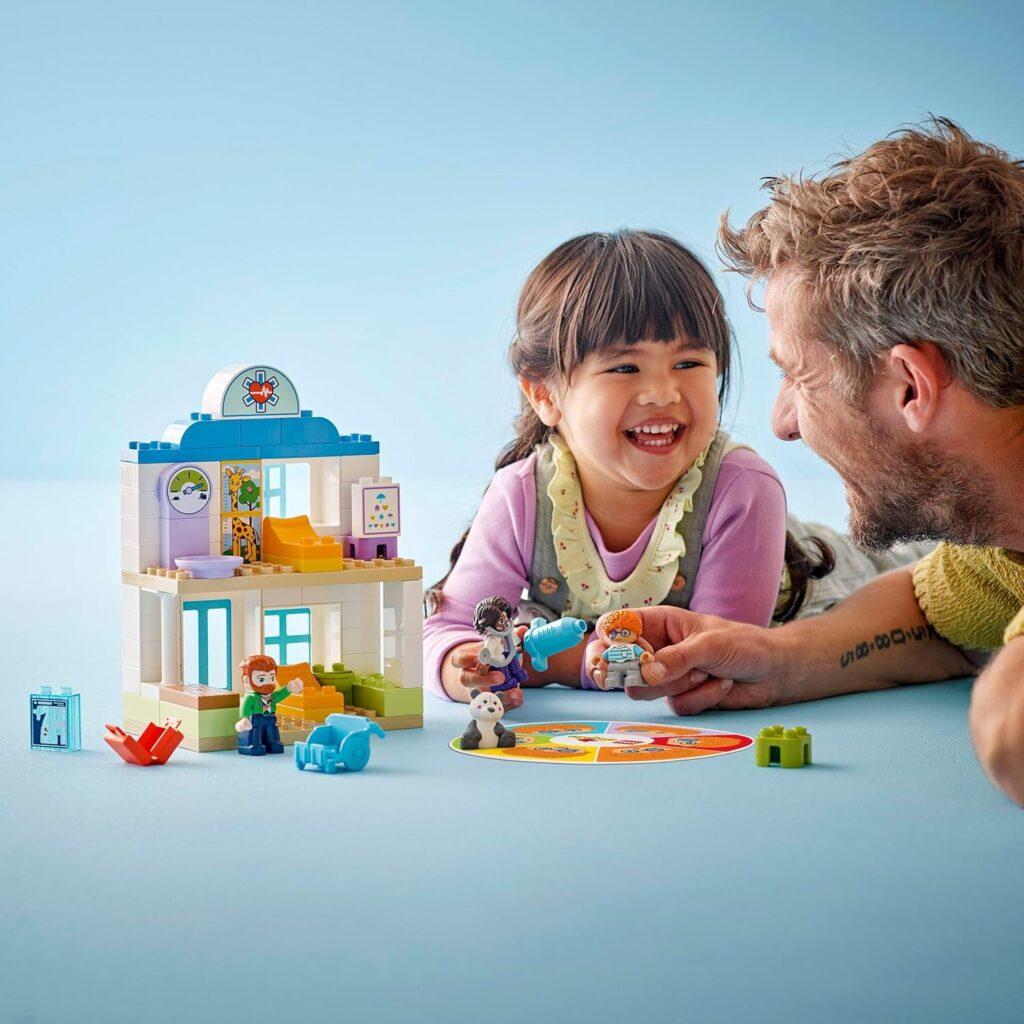 LEGO DUPLO First Time: Visit with the Doctor - Educational Toys for 2+ Year Old Girls & Boys - Montessori Building Set with 4 Figures, Accessories &...