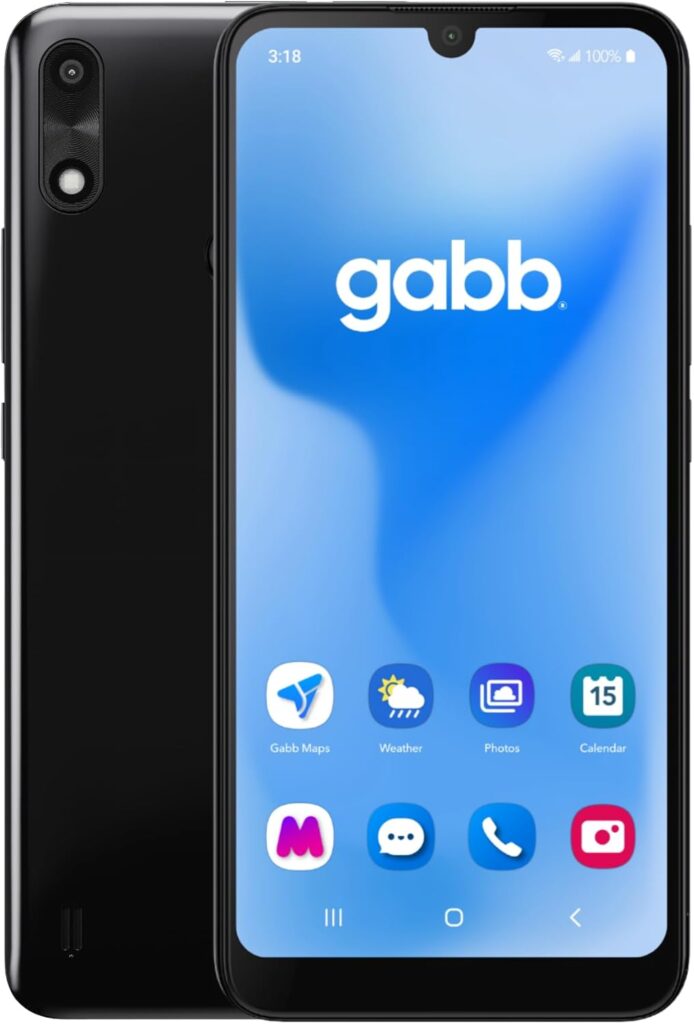 Gabb Phone 4: The Perfect First Phone for Kids - Secure Apps, No Social Media or Internet Browser, GPS Tracking, Parental Controls, Talk & Text, 30 Rates