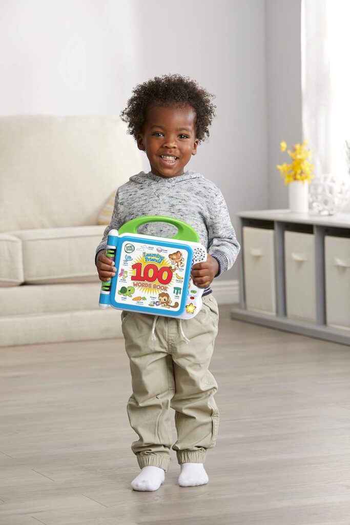 LeapFrog 601503 Learning Friends 100 Words Baby Book Educational and Interactive Bilingual Playbook Toy Toddler and Pre School Boys & Girls 1, 2, 3, 4+...